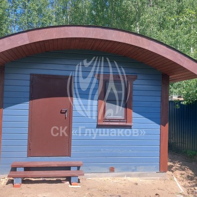 Баня из бруса камерной сушки 4 на 6 в Санкт-Петербурге