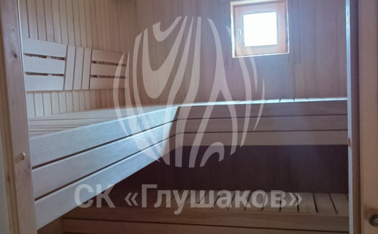 Баня с жилым этажом и террасой 7х11 фото 17