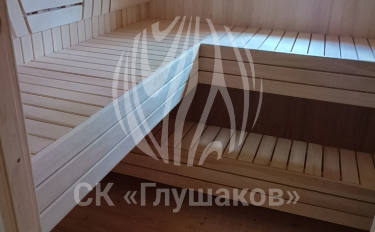 Баня с жилым этажом и террасой 7х11 фото 19